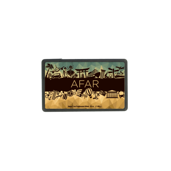 Peppermint Flavored Mints in 3" Business Card Style Dispenser 2