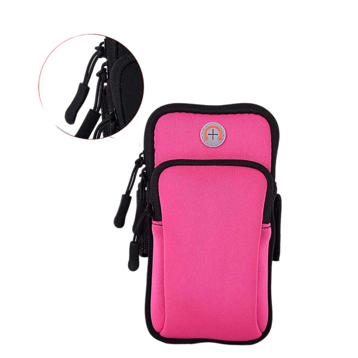 Breathable Arm Phone Holder with Key and Card Storage 4