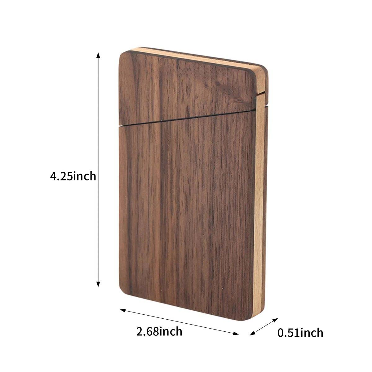 Wooden Card Organizer with Secure Magnetic Design 5