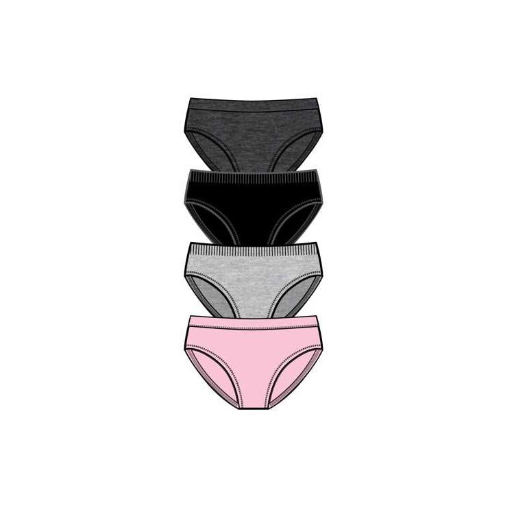 Girls Seamless Bikini Panties - Size Small-Large 2