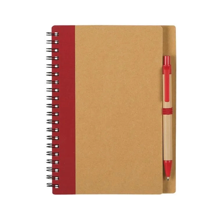 Spiral Notebook with Pen 6