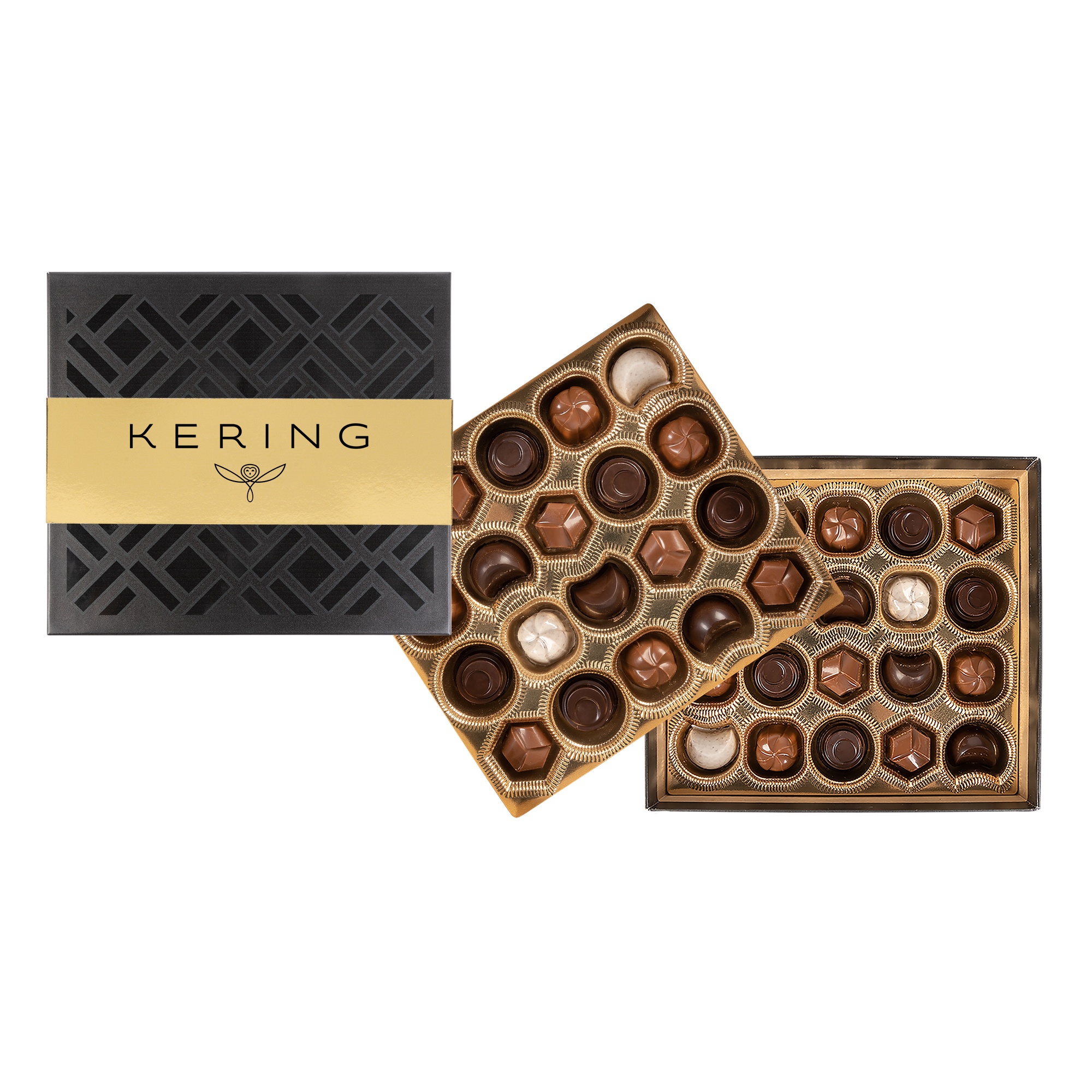 Gourmet Truffles Gift Box Gold Band - 40 pc 1