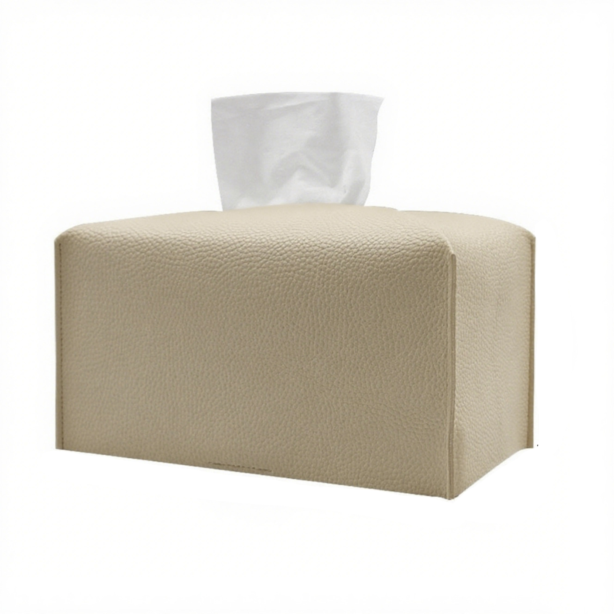 PU Tissue Box Cover 9.44" Length x 4.92" Width x 4.92" Height 2