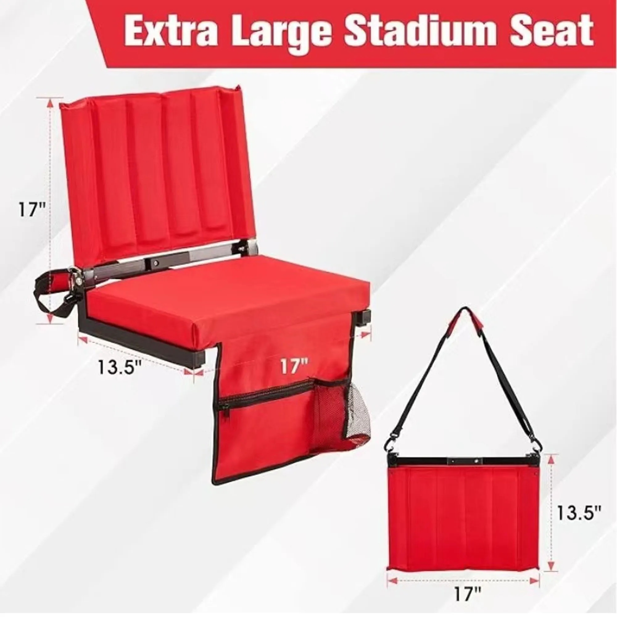 Portable Extra Thick Stadium Seats 2