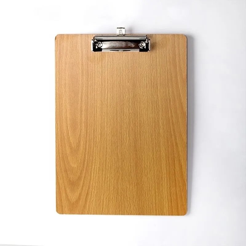 A4 Wooden Clipboard with Metal Clip 1