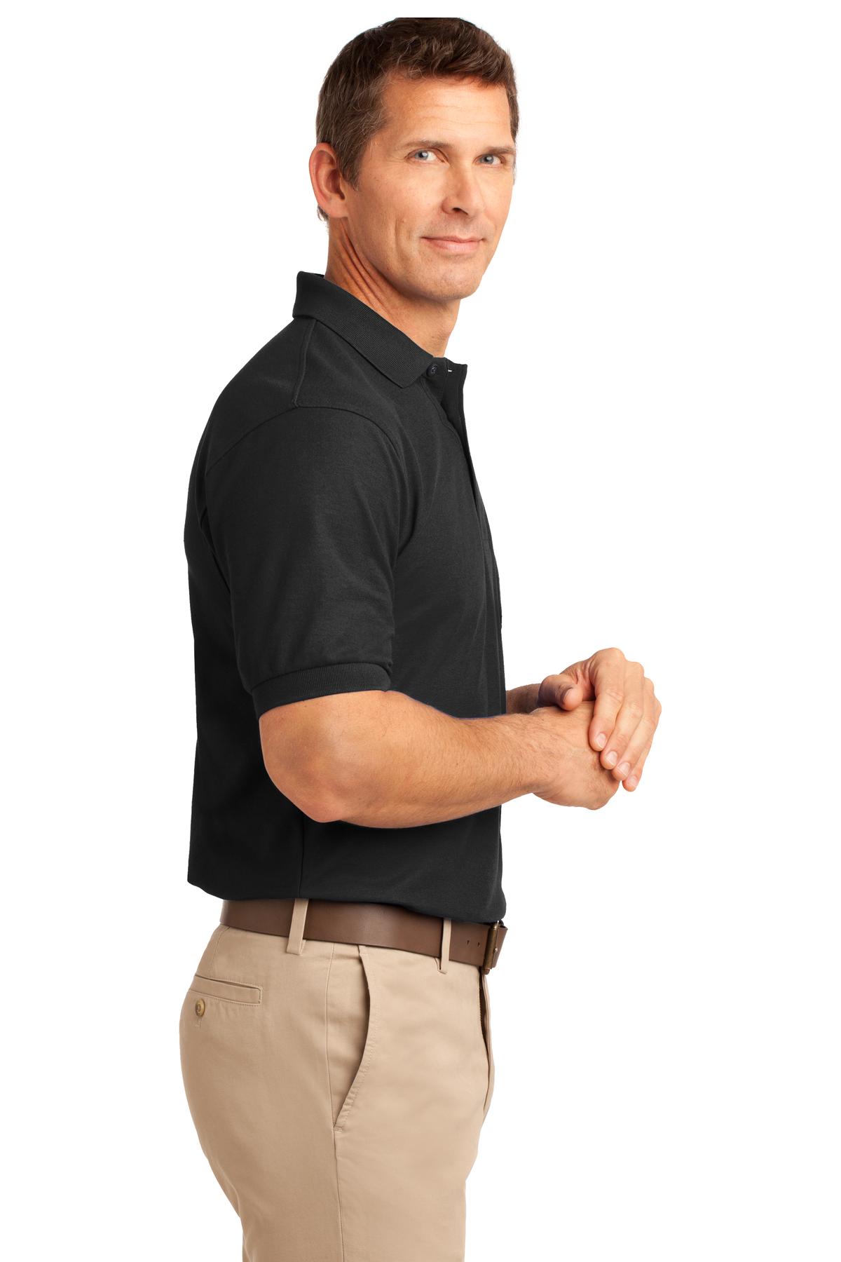 Tall Silk Touch Polo with Pocket