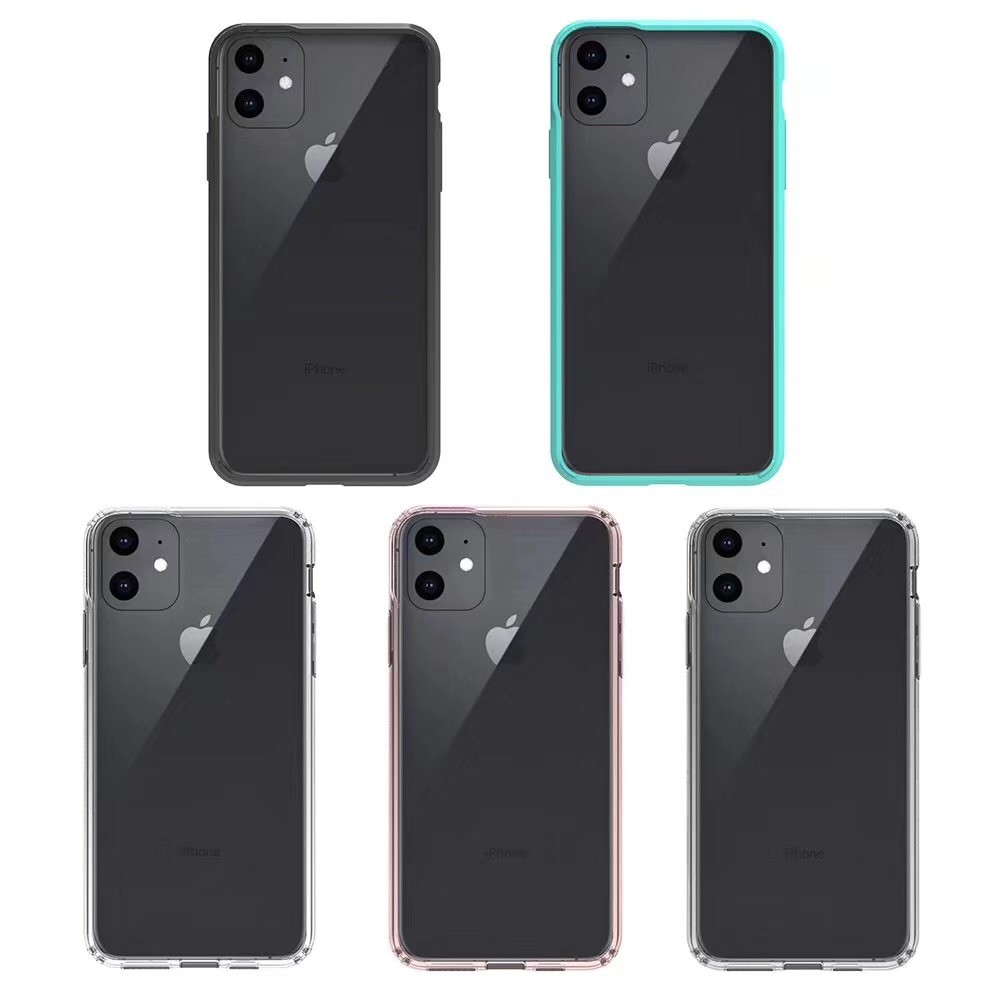 iPhone 11 Clear Hard Shell Case with TPU Bumpers 2