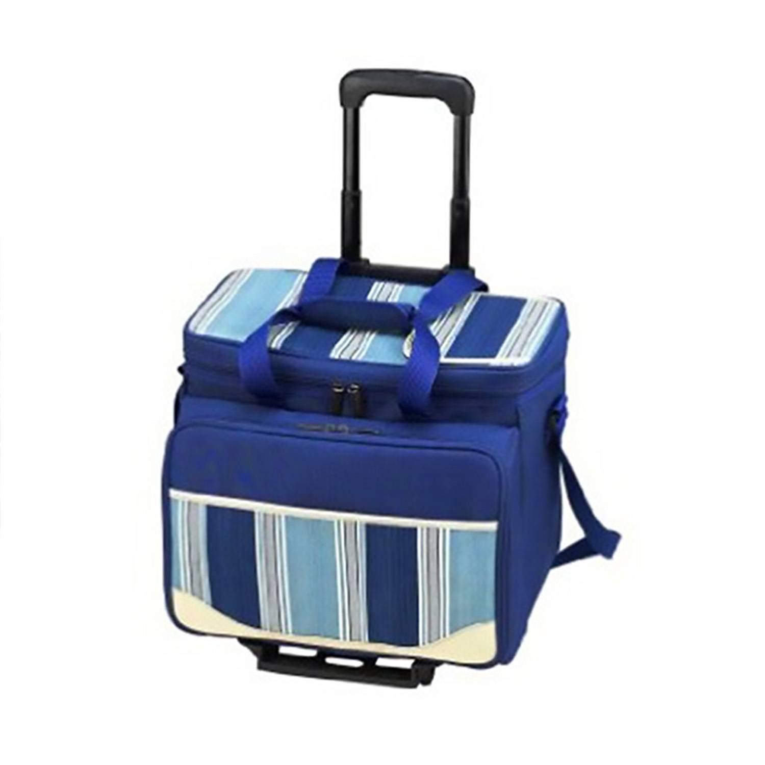 70L Wheeled Oxford Insulated Lunch Cooler Bag for Camping 1