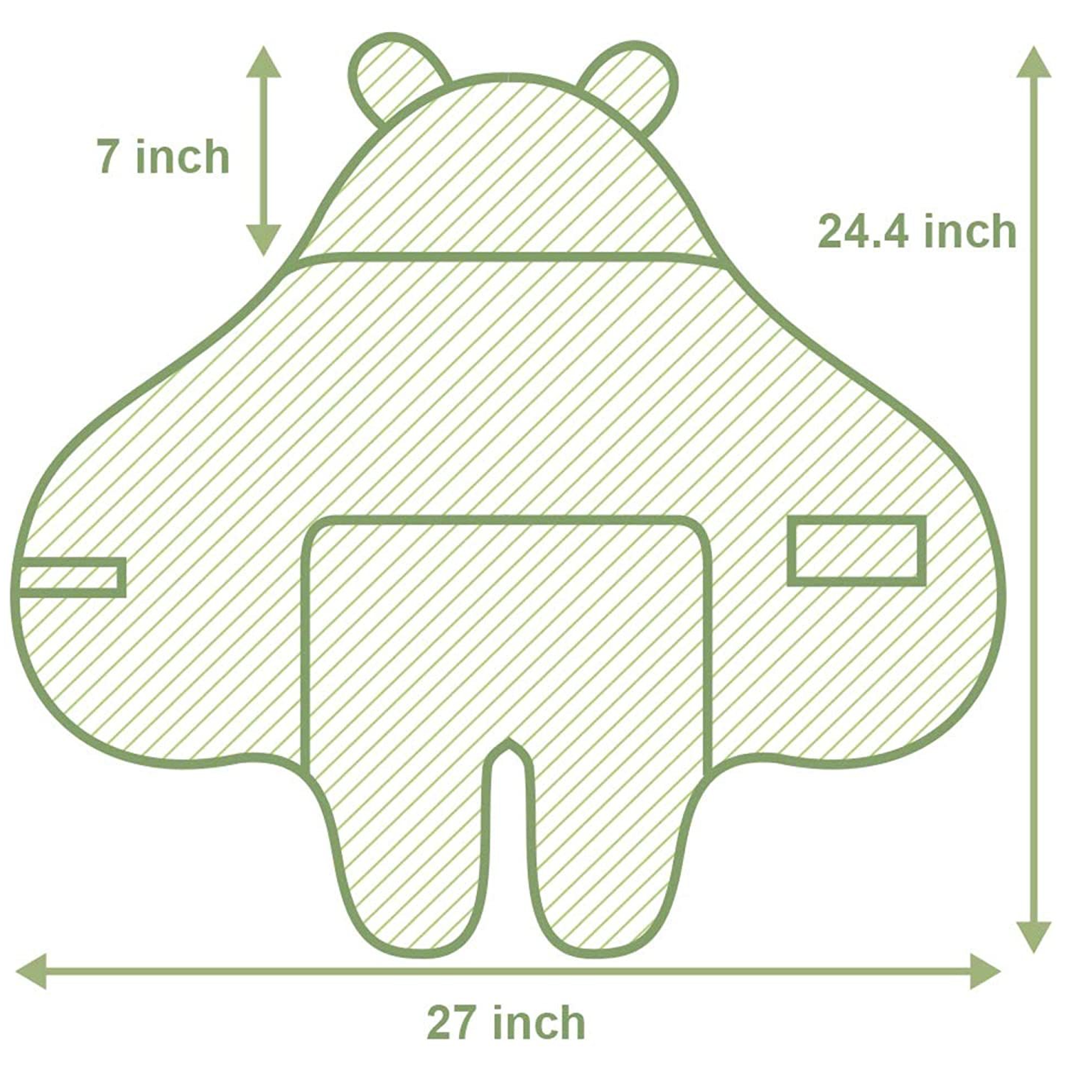 Super Soft Newborn Sleeping Bag with Plush Blanket Wrap 7