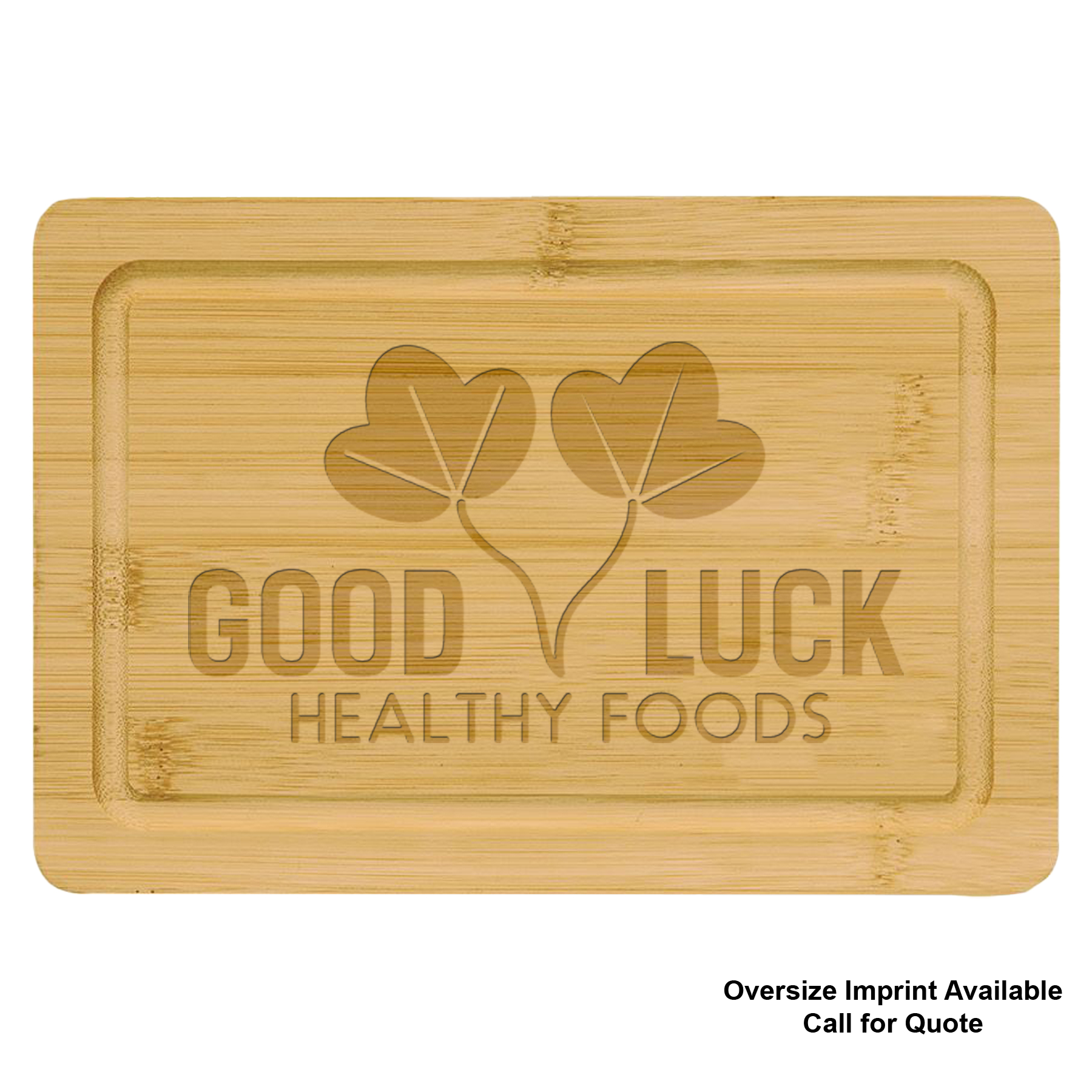 9" x 6" Bamboo Cutting Board with Juice Groove 3