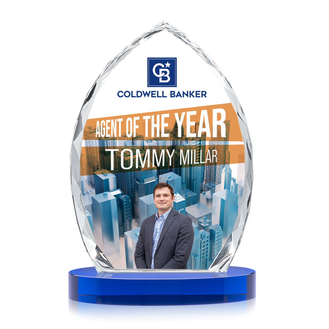 Wilton VividPrint™ Award on Alberton Base - Blue 11