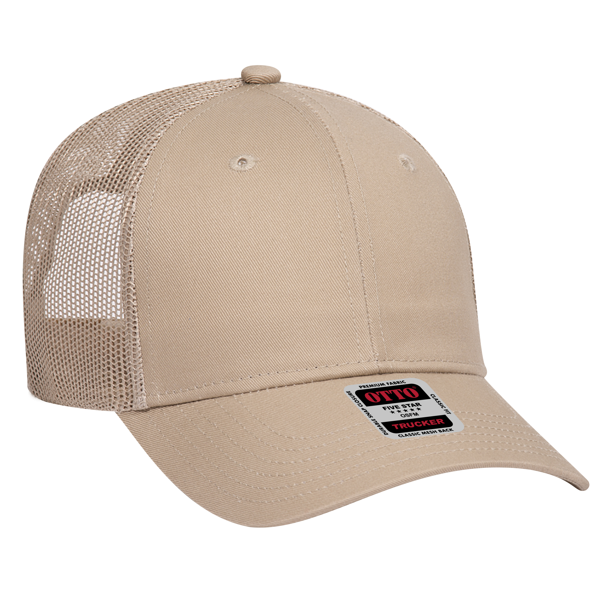 OTTO CAP® 6 Panel Low Profile Mesh Back Trucker Hat 34