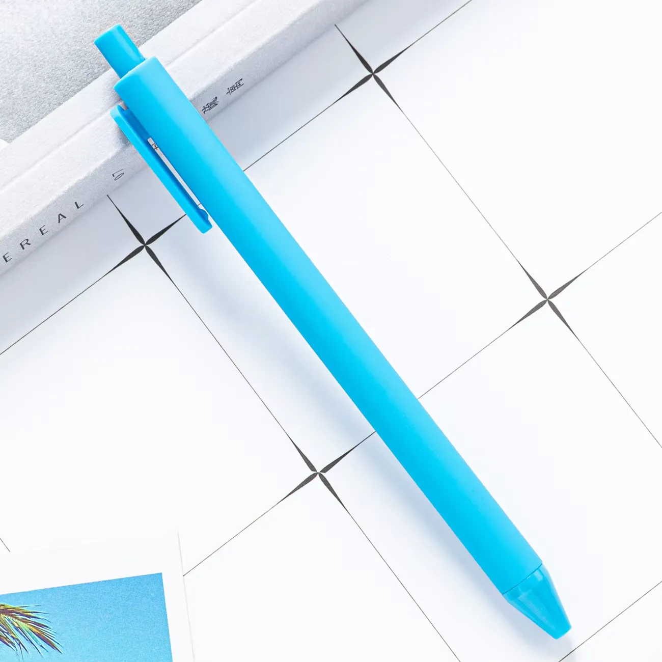 Colorful Plastic Retractable Ballpoint Pen 9