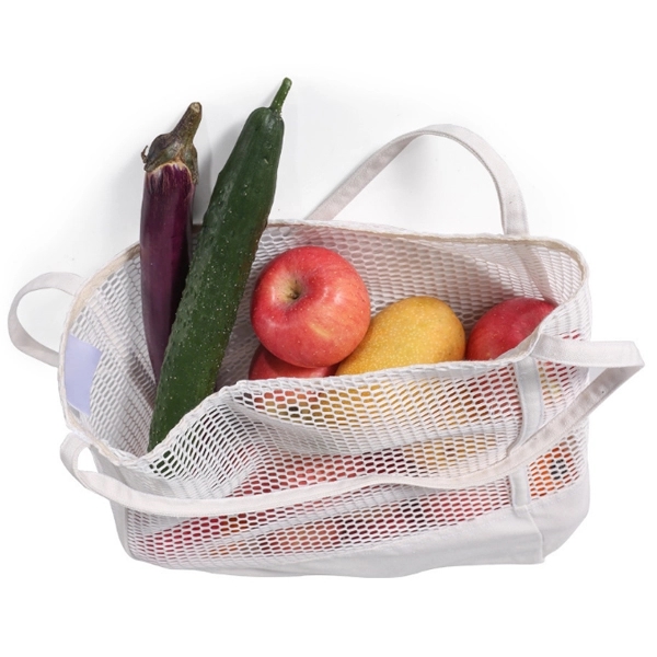 Reusable Canvas Large Capacity Beach Bag, custom tote bag with logo imprint 5