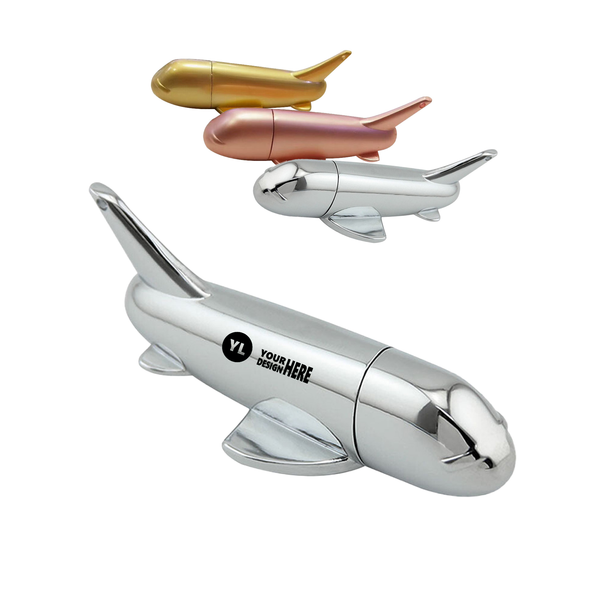Custom Airplane Model USB Drive 2