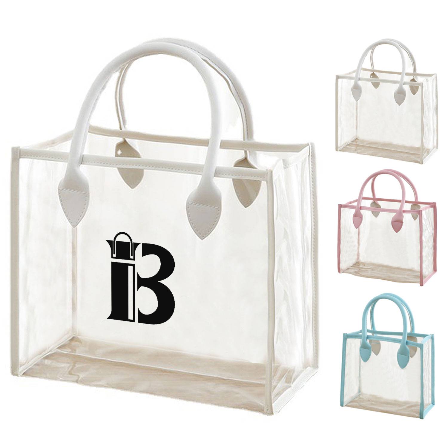 Durable Waterproof PVC Transparent Tote Bag