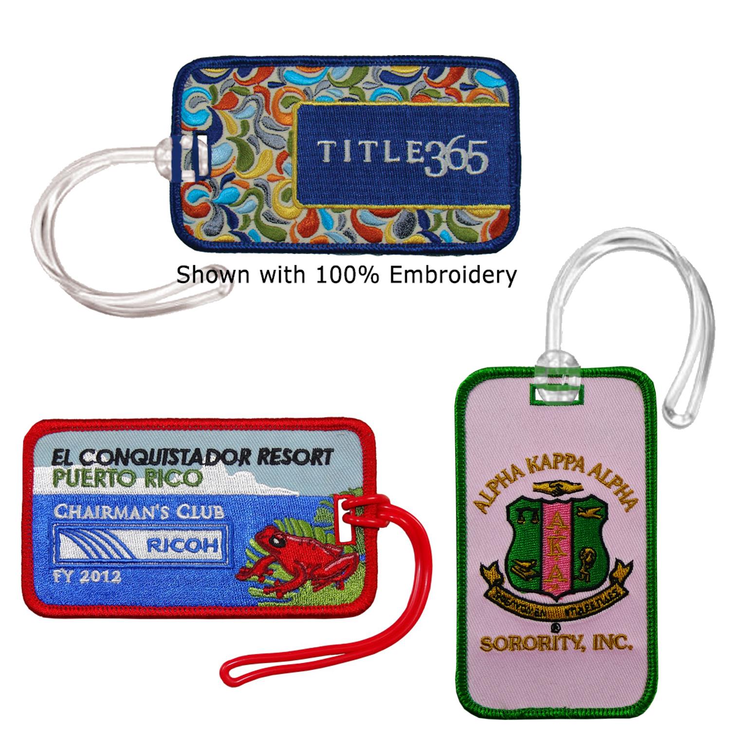 Embroidered Luggage Tag 10