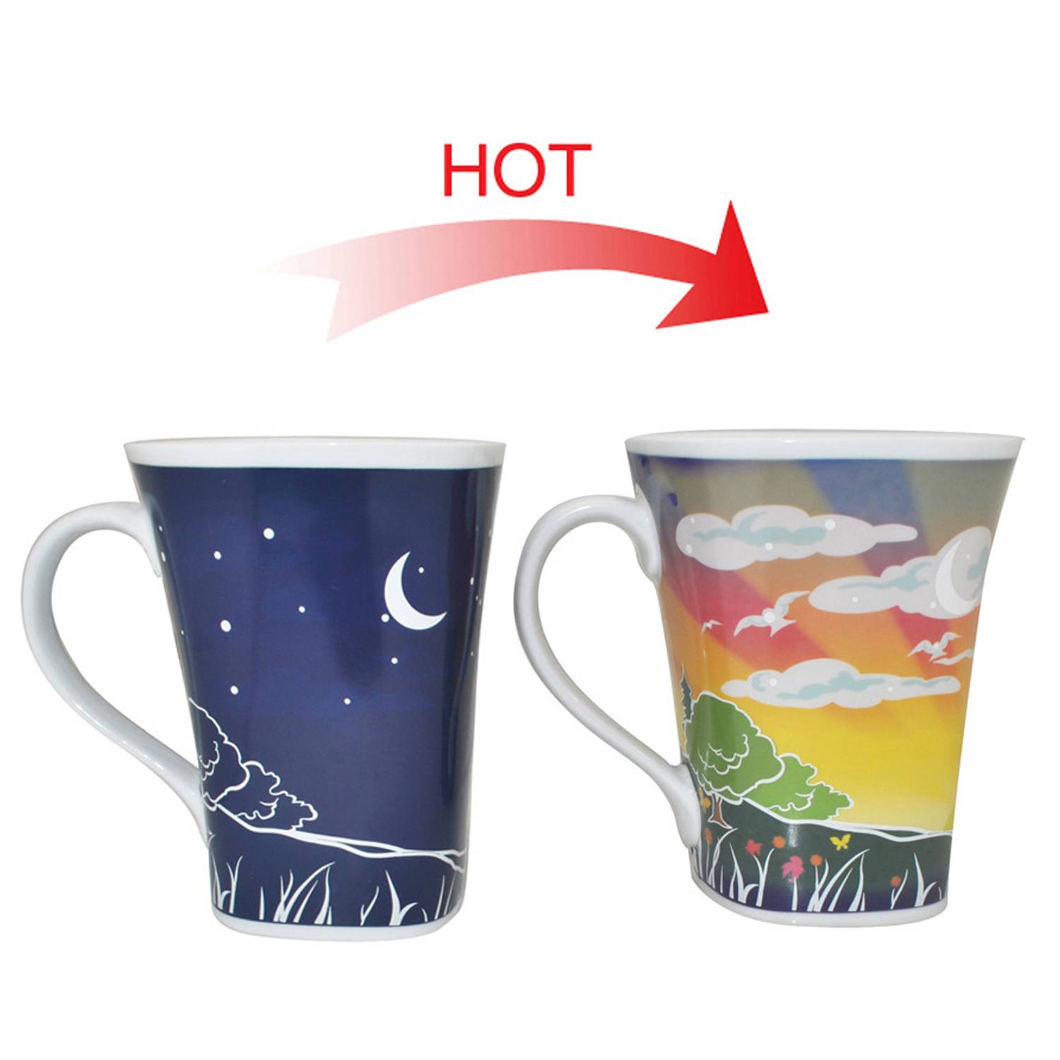 15oz Heat Senstive Color Changing Ceramic Mug 4