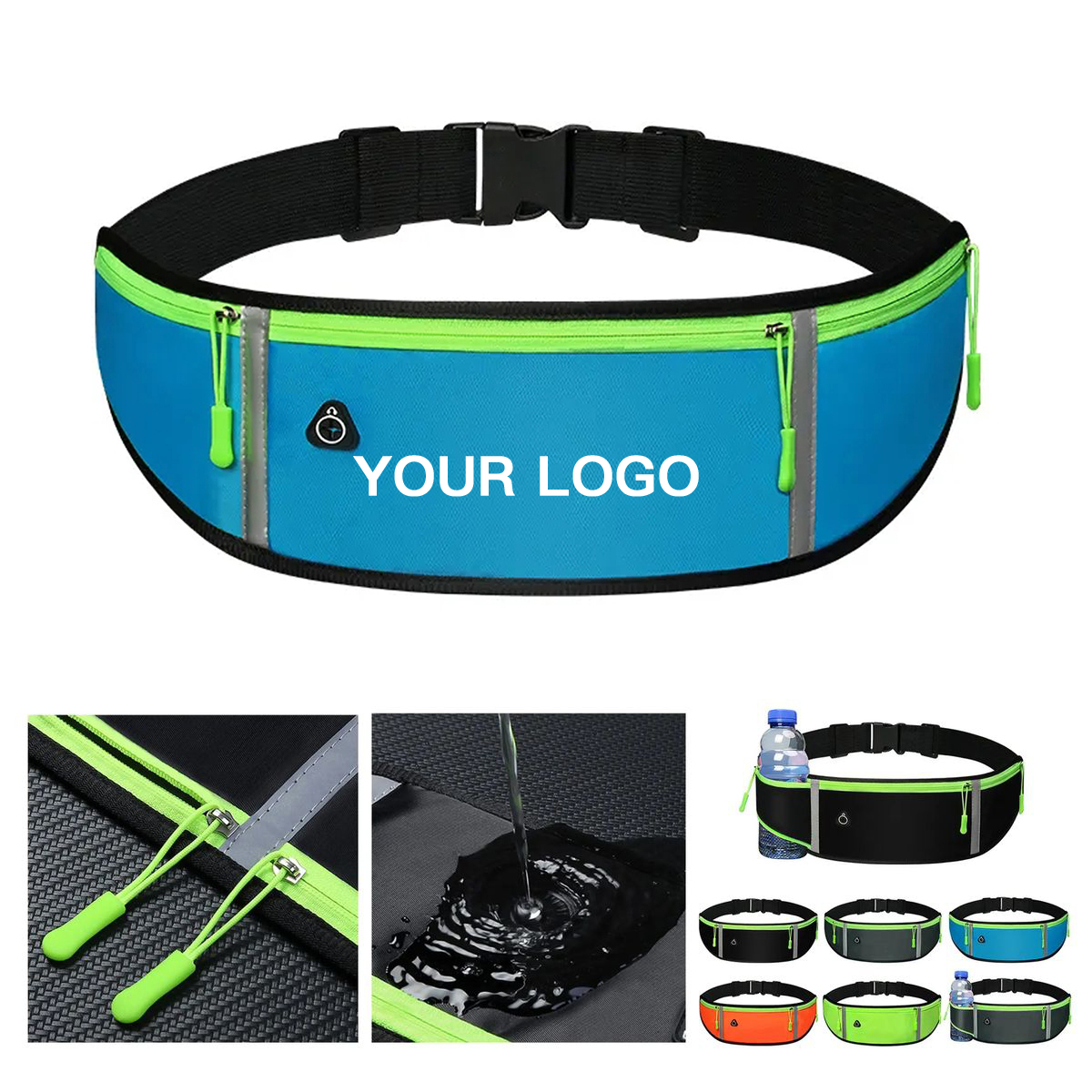 Large 19 Inch Outdoor Waist Bag for Running and Hiking 2