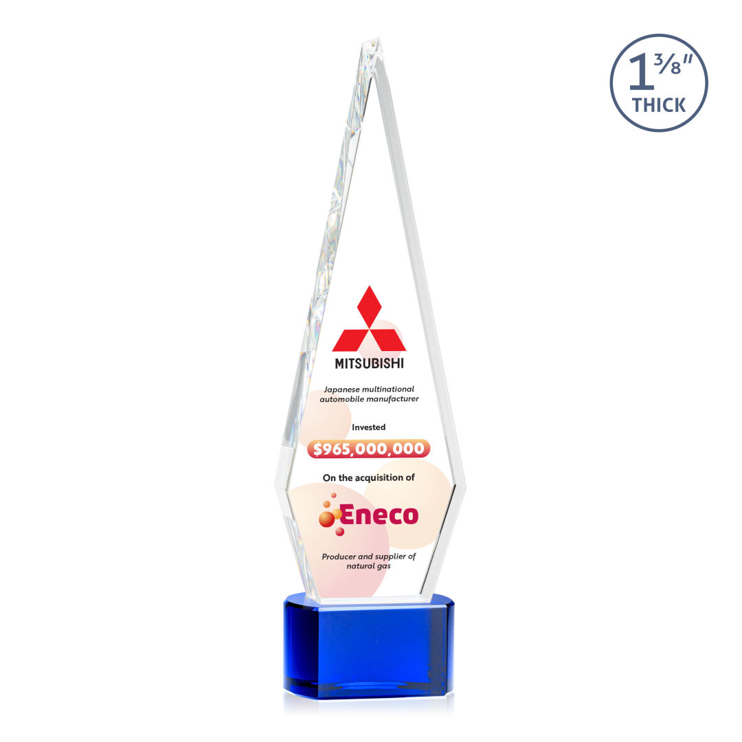 Springfield VividPrint™ Award on Paragon Base - Blue 12