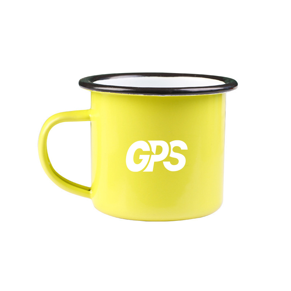 Vintage Curled Enamel Cup 3