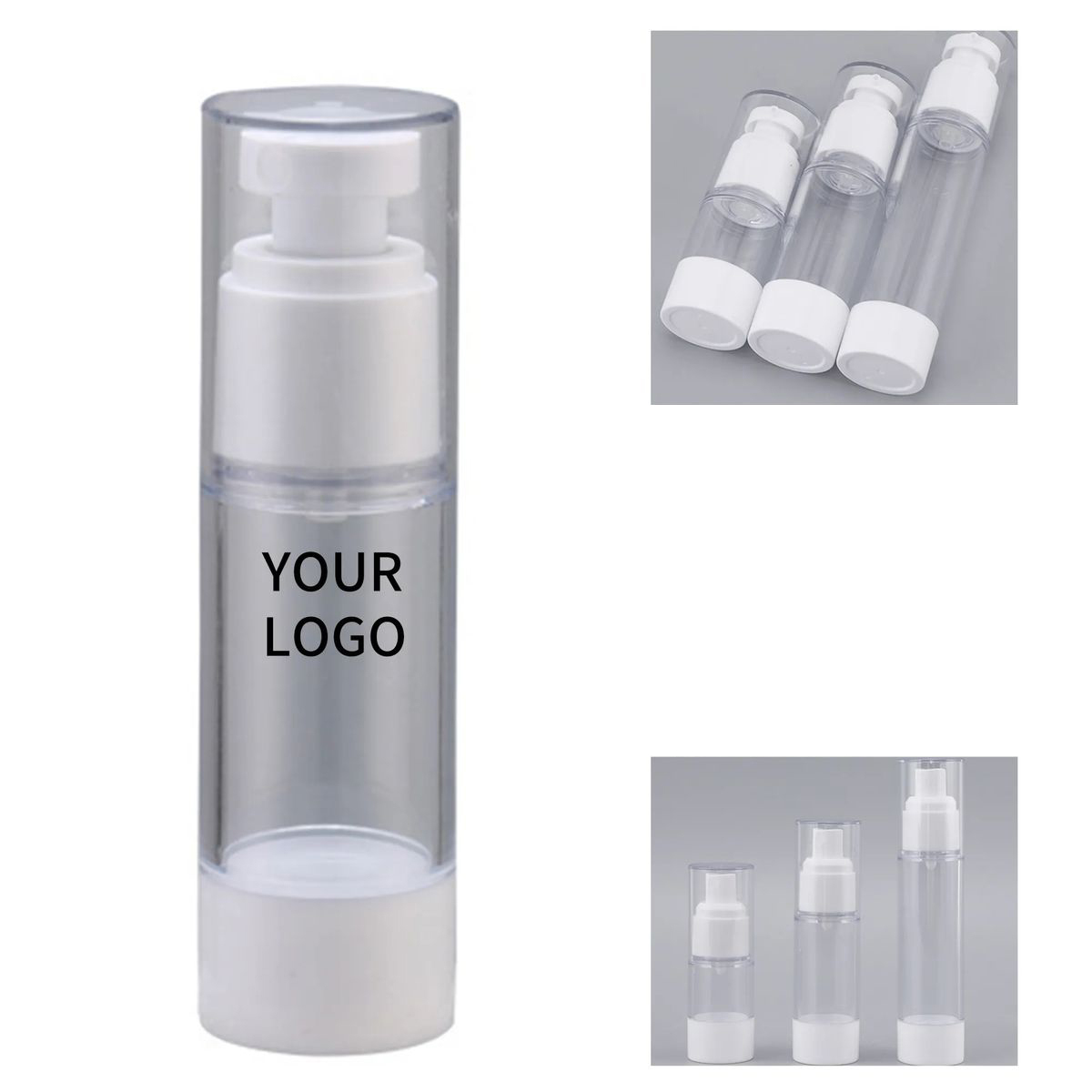 PETG Press Pump Bottle for Liquids and Gels 2