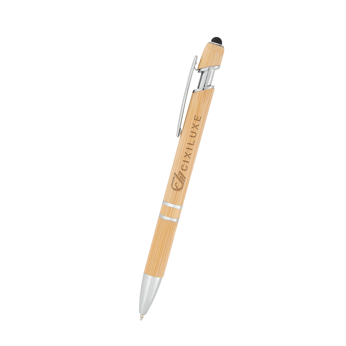 Tropical Bamboo Incline Pen With Stylus 27