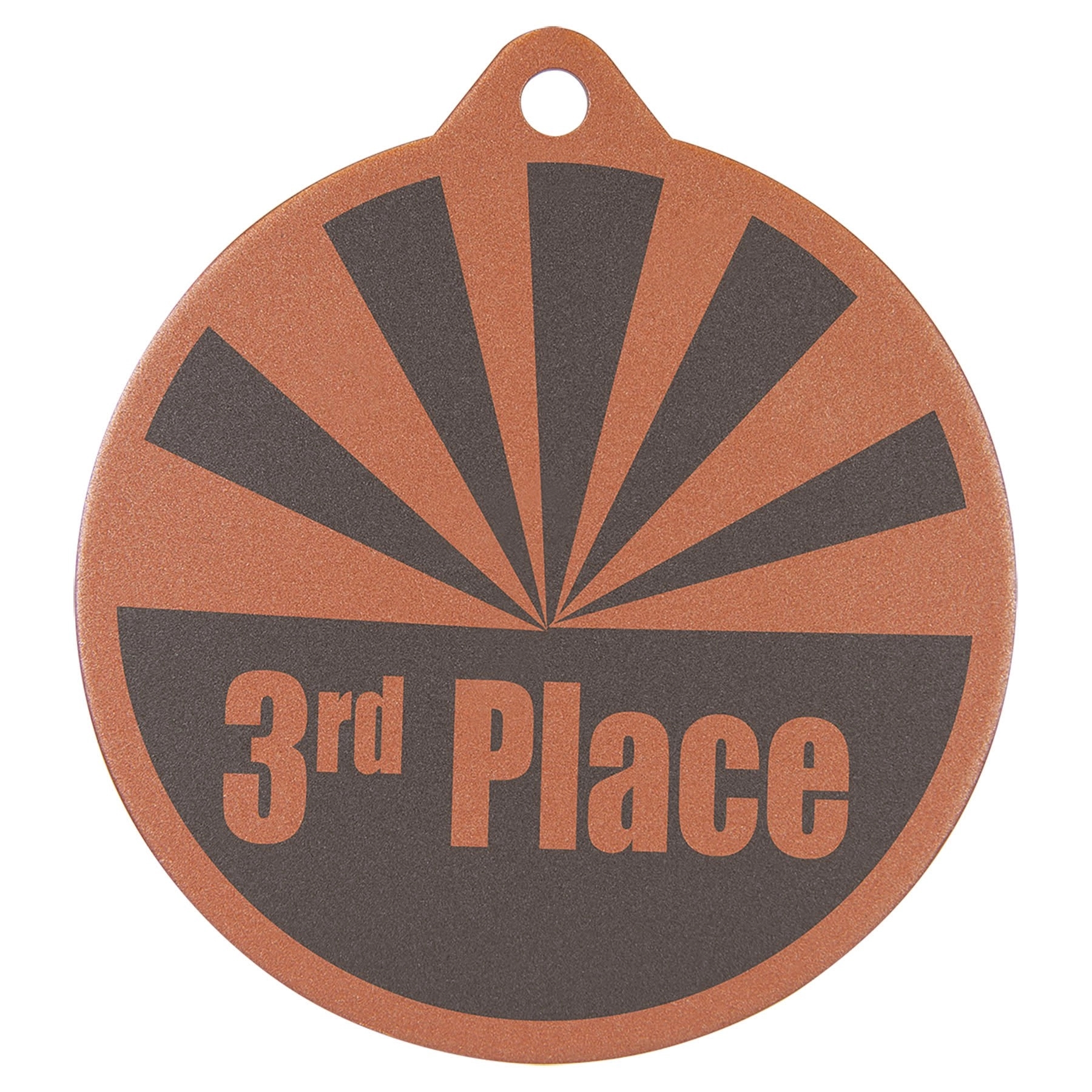 2" Bronze Laserable Medal 4
