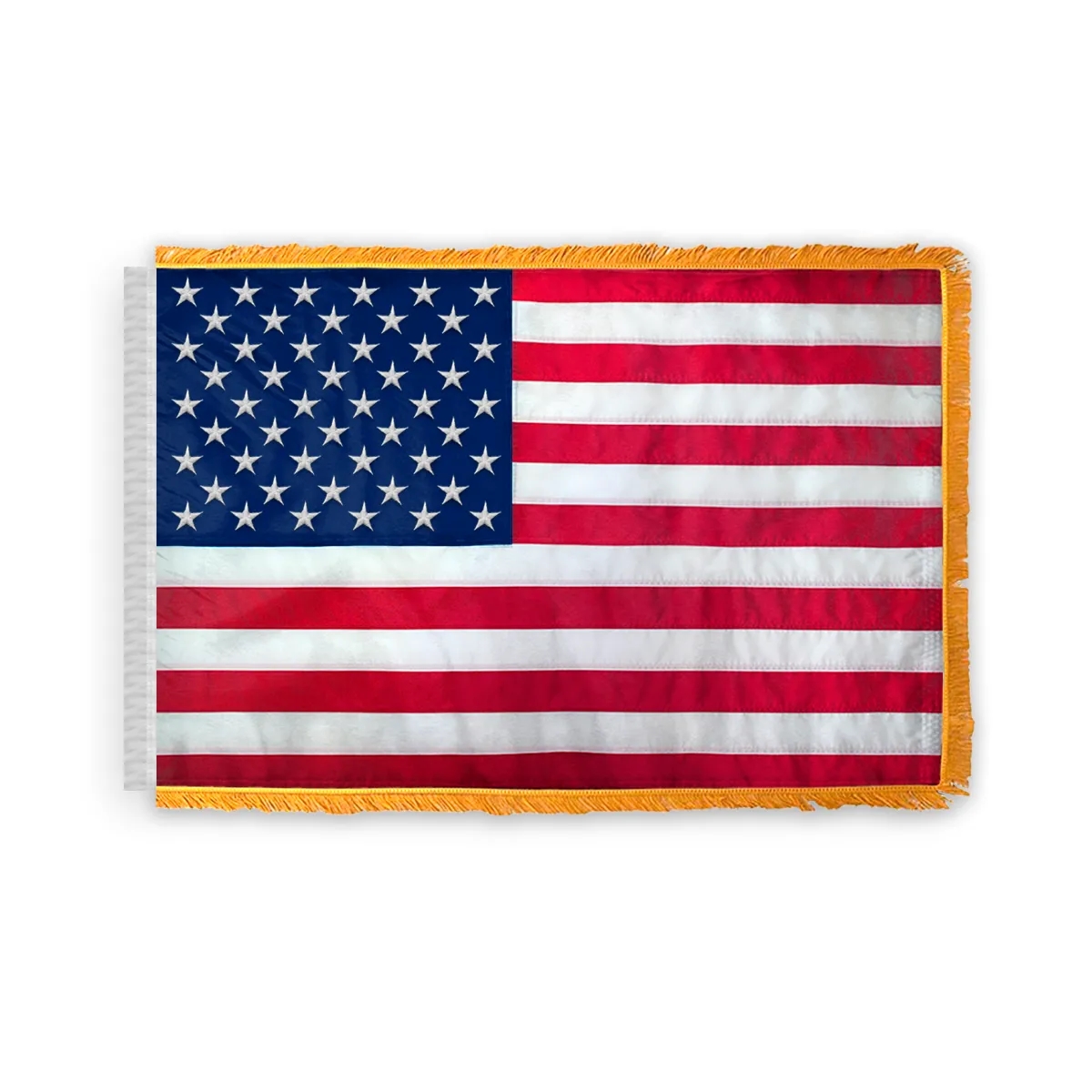 USA Embroidered Ceremonial Flags With Fringe 2