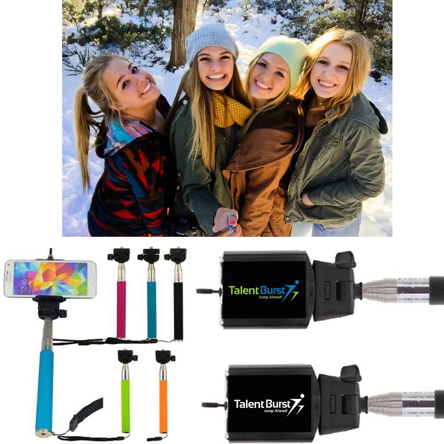 iBank® Bluetooth Selfie Stick 1