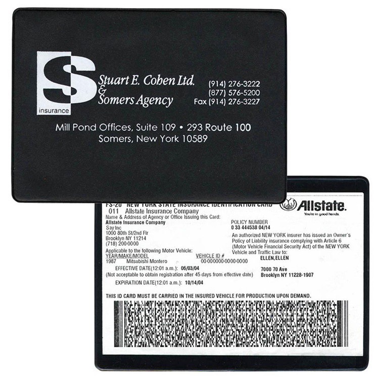 Copy-Guard Vinyl - Insurance Card Holder 2