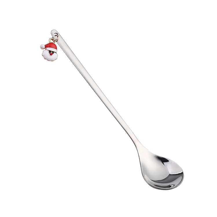 Christmas Stainless Steel Coffee Spoons Set 6