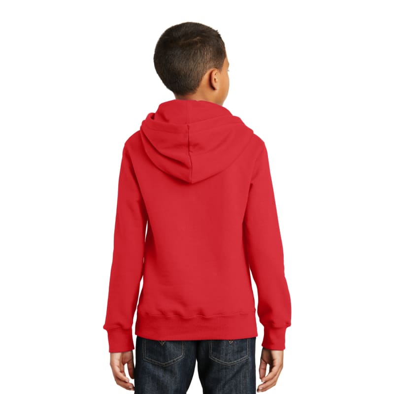 Port & Company Youth Fan Favorite Fleece Pullover Hooded Sweatshirt. 10