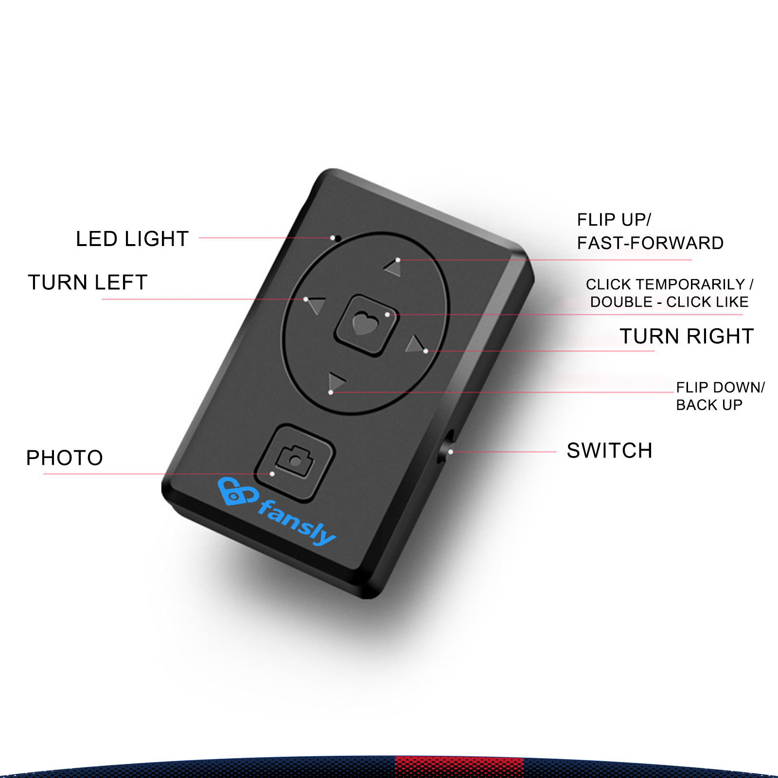 Taspt Bluetooth Remote Control 2