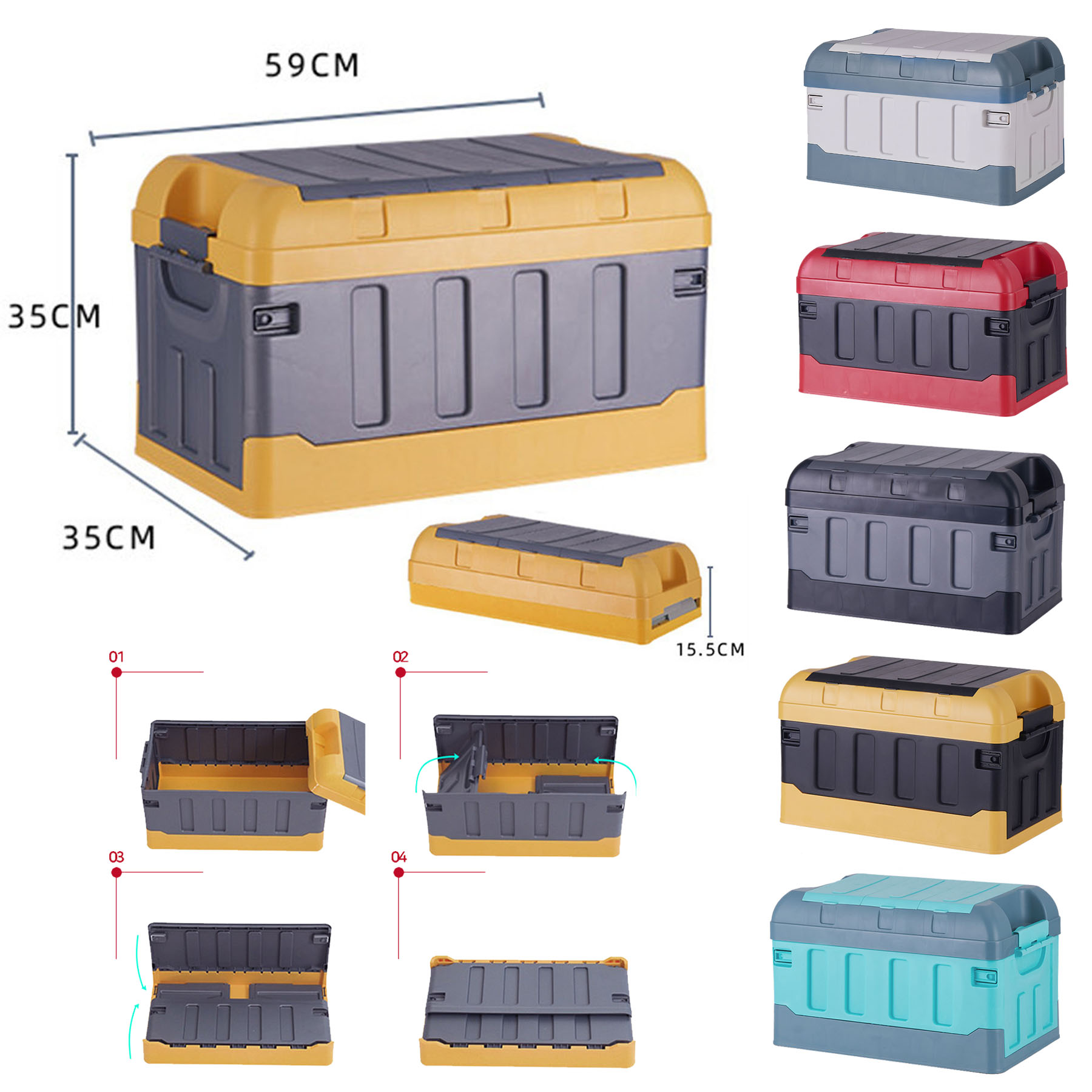 Foldable Car Trunk Organizer 1
