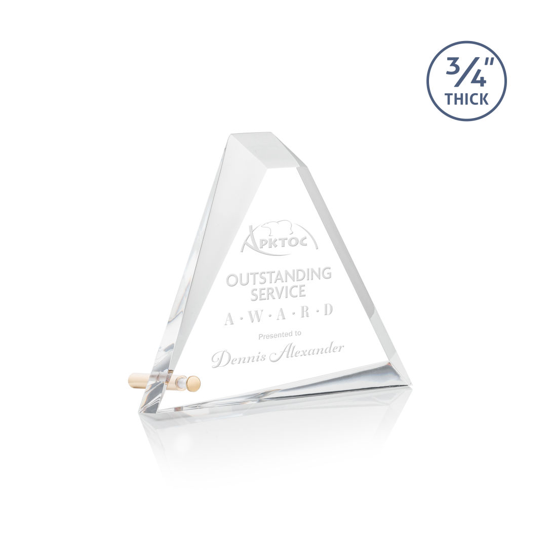 Mosaic Triangle Award - Gold 9
