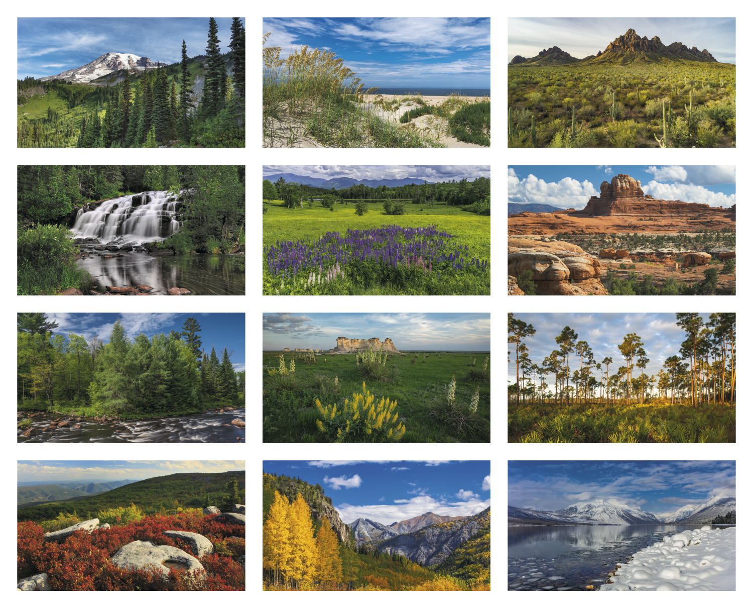 Triumph® Calendars American Splendor with Date Blocks Calendar 24