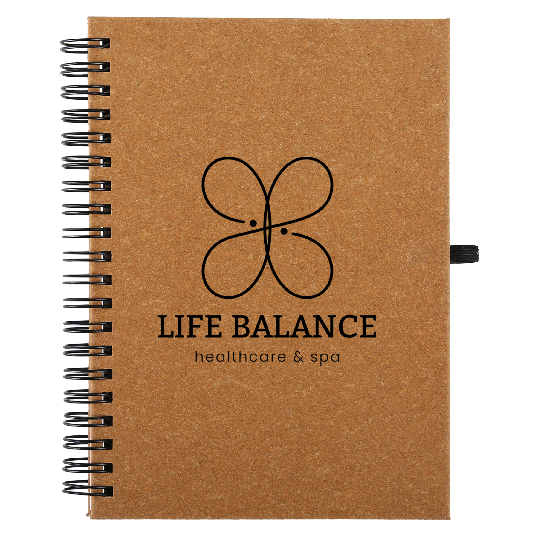 Bonded Leather Spiral Notebook W/FSC® Recycled Paper (5" x 7") 1