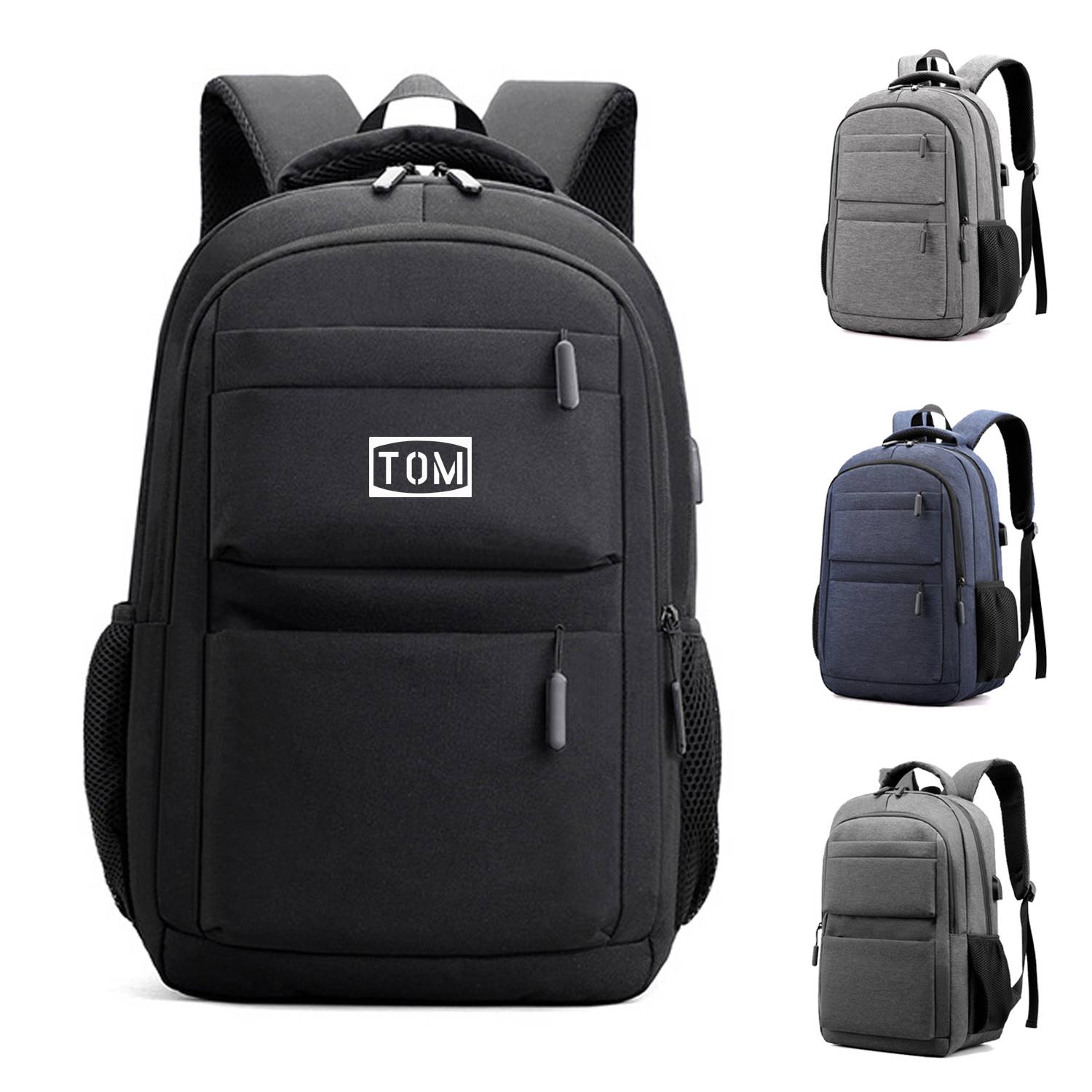 Water Resistant College Travel Laptop Business backpack 2