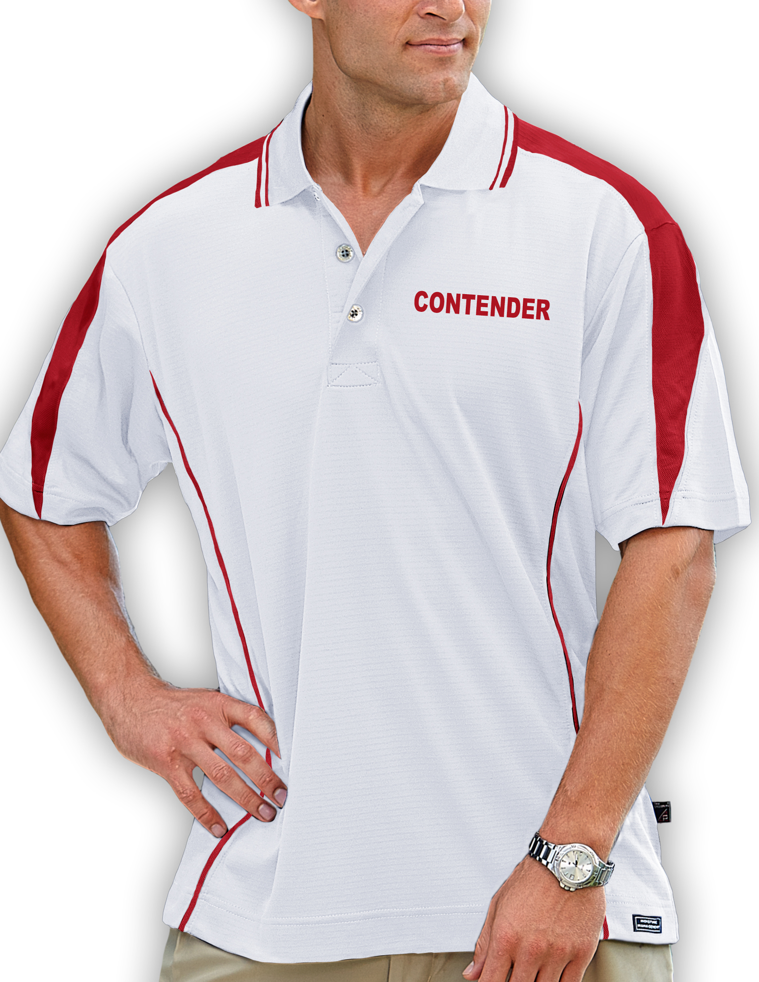 Men's Contender Ottoman Polo Shirt 7