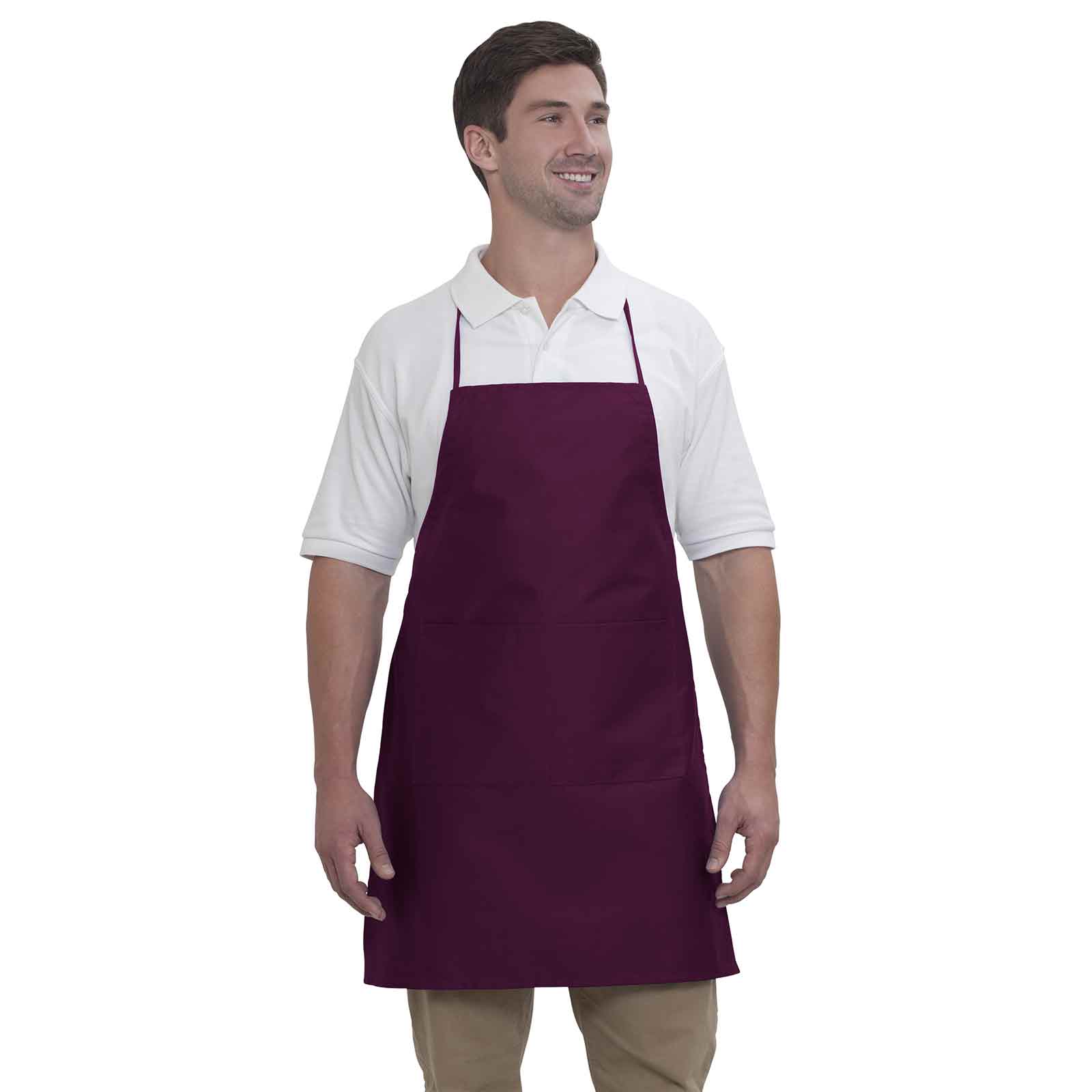 OTTO 2 Pocket Full Length Adjustable Bib Apron 9
