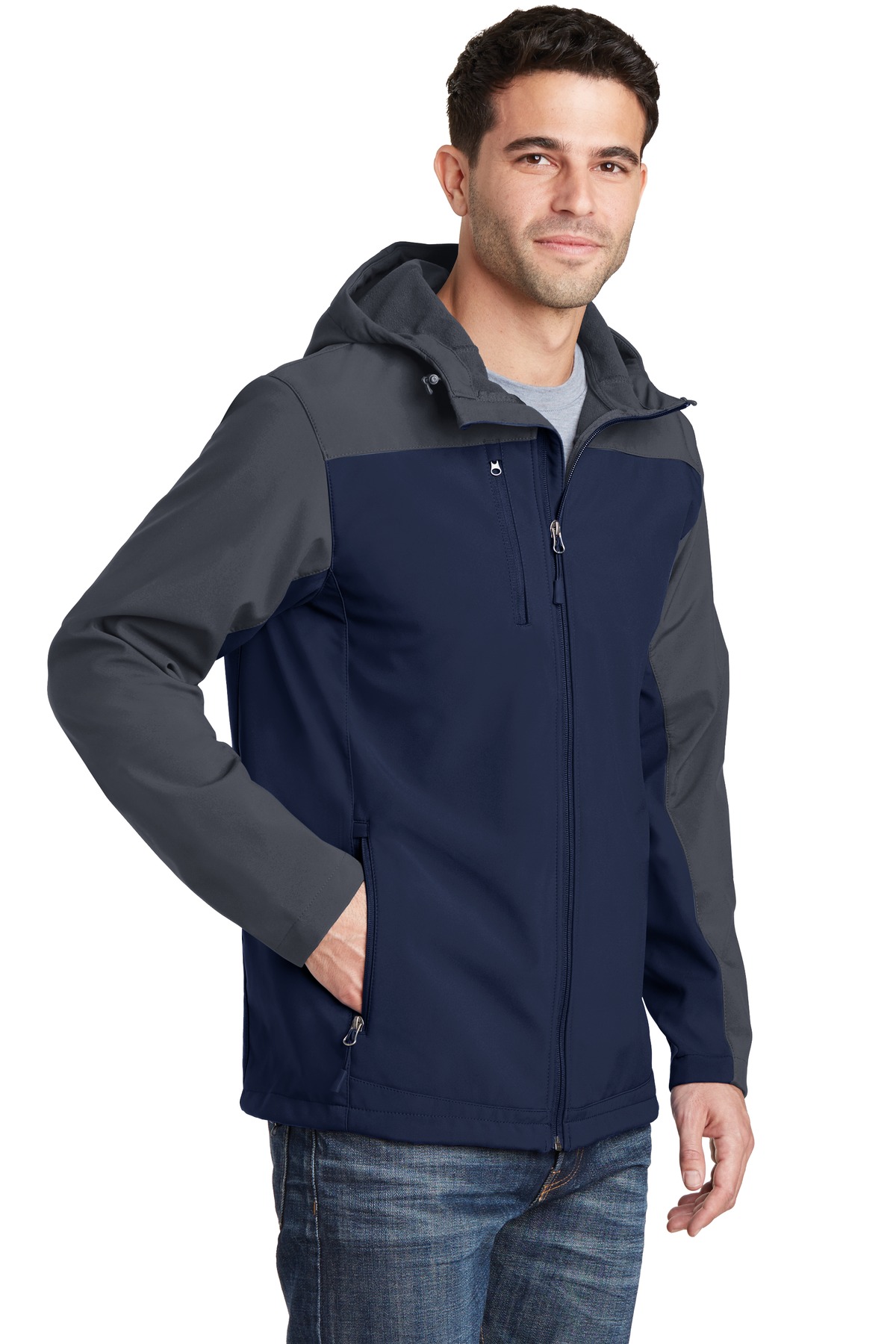 Port Authority Hooded Core Soft Shell Jacket. J335 10