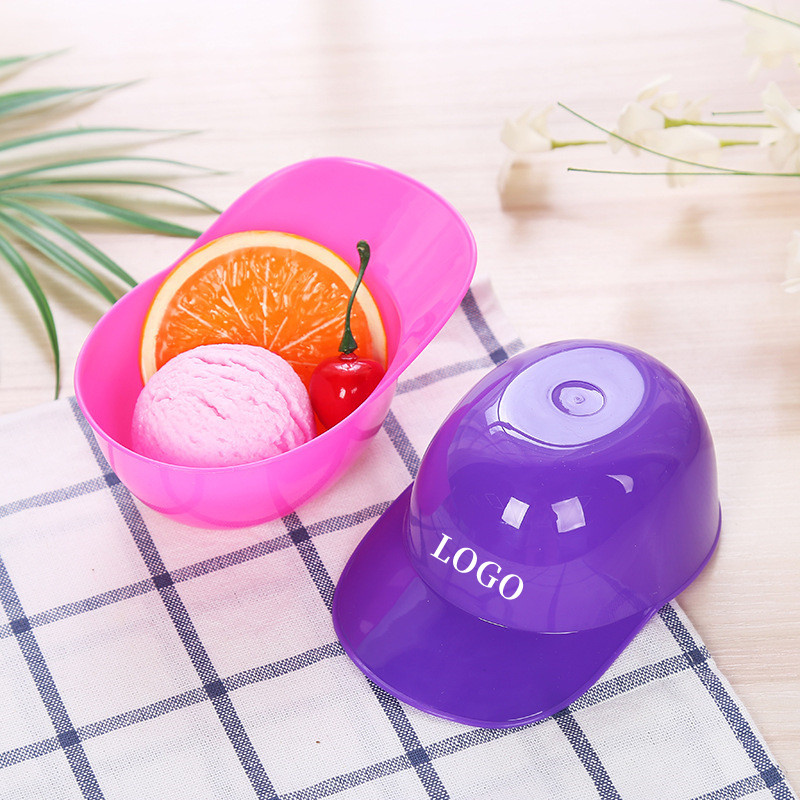 Mini Baseball Helmet Ice Cream Bowl 1