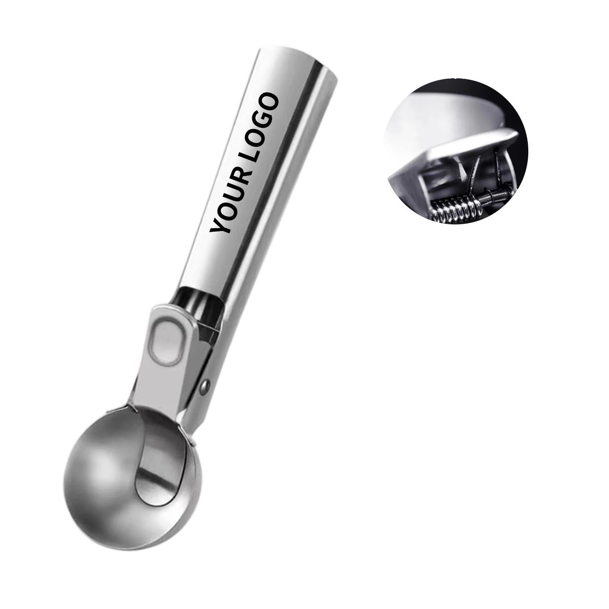 Metal Scooper with Ergonomic Grip and Trigger 2
