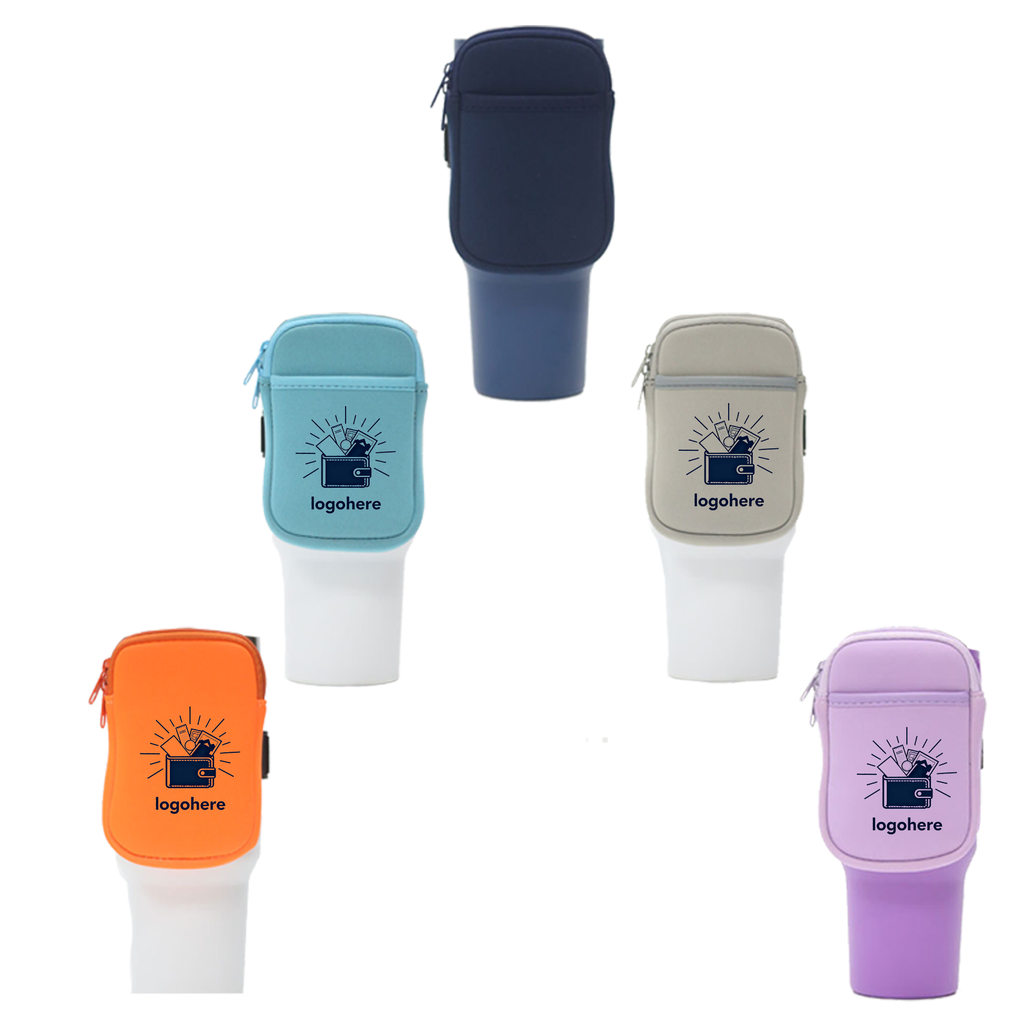 Personalized 2 Pockets Drink Sleeve for 40oz Tumblers 5