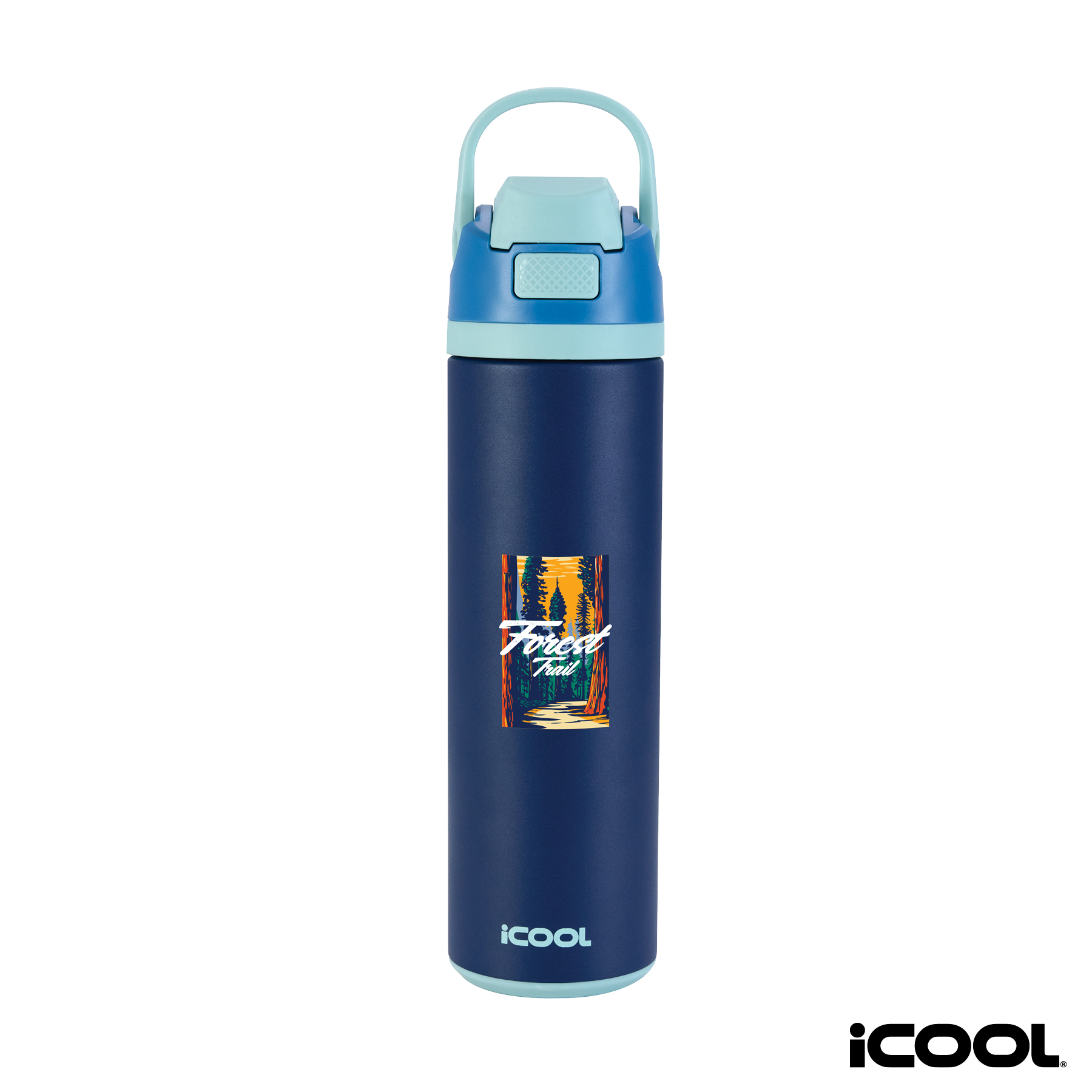 iCOOL® Manitou 24 oz. Double Wall, Recycled Stainless Steel Water Bottle 28
