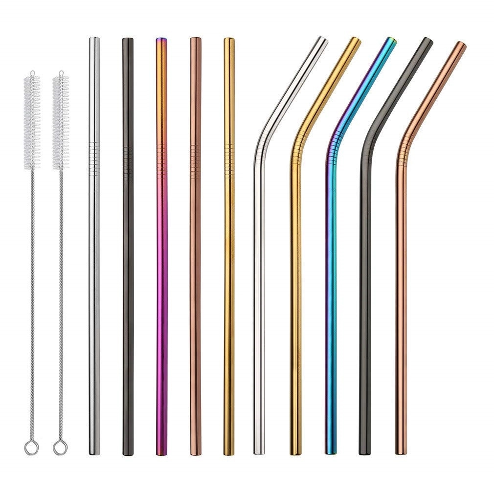 10.5" Stainless Steel Straw for Tumblers Cups Mugs 3