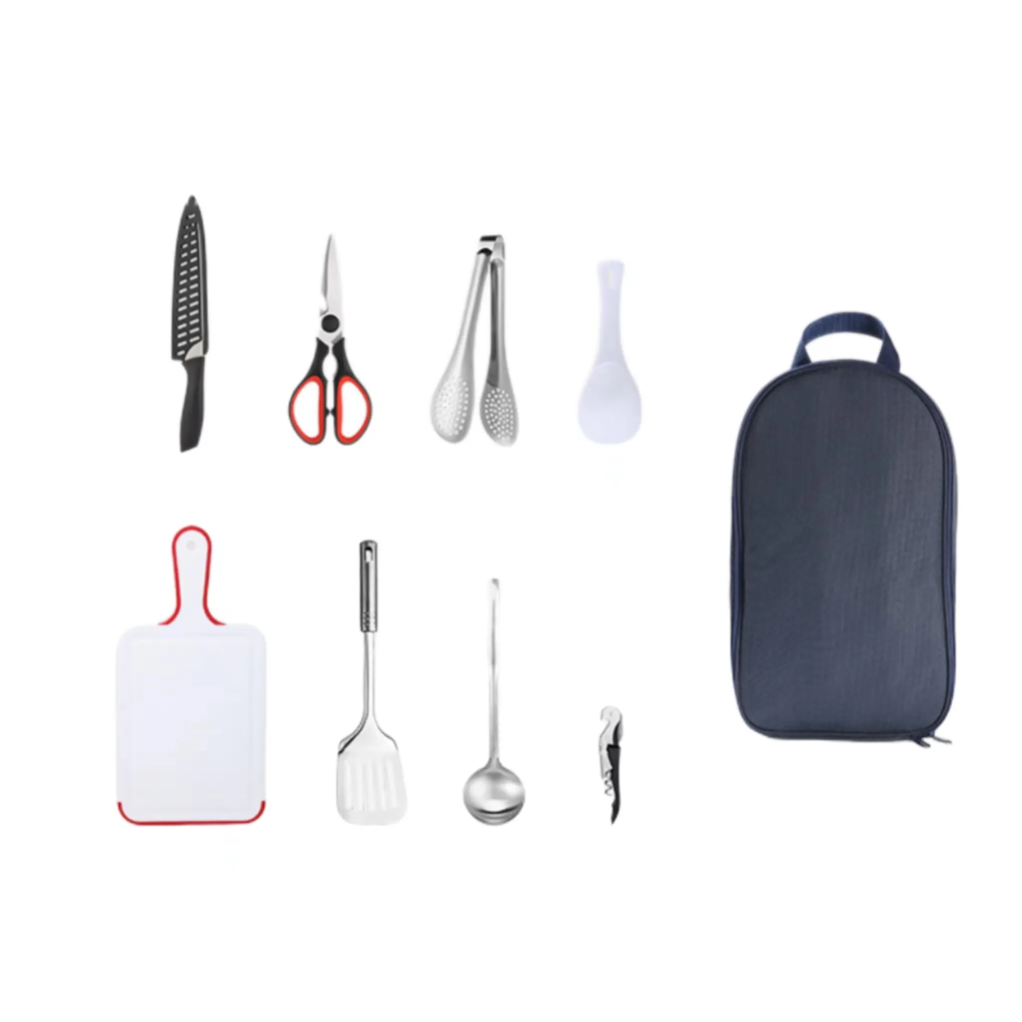 8 Piece Camp Kitchen Cooking Utensil Set 7