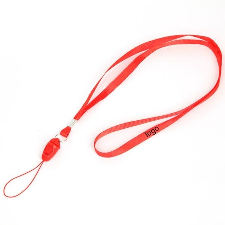 Thin Woven Polyester Necklace Lanyard 1
