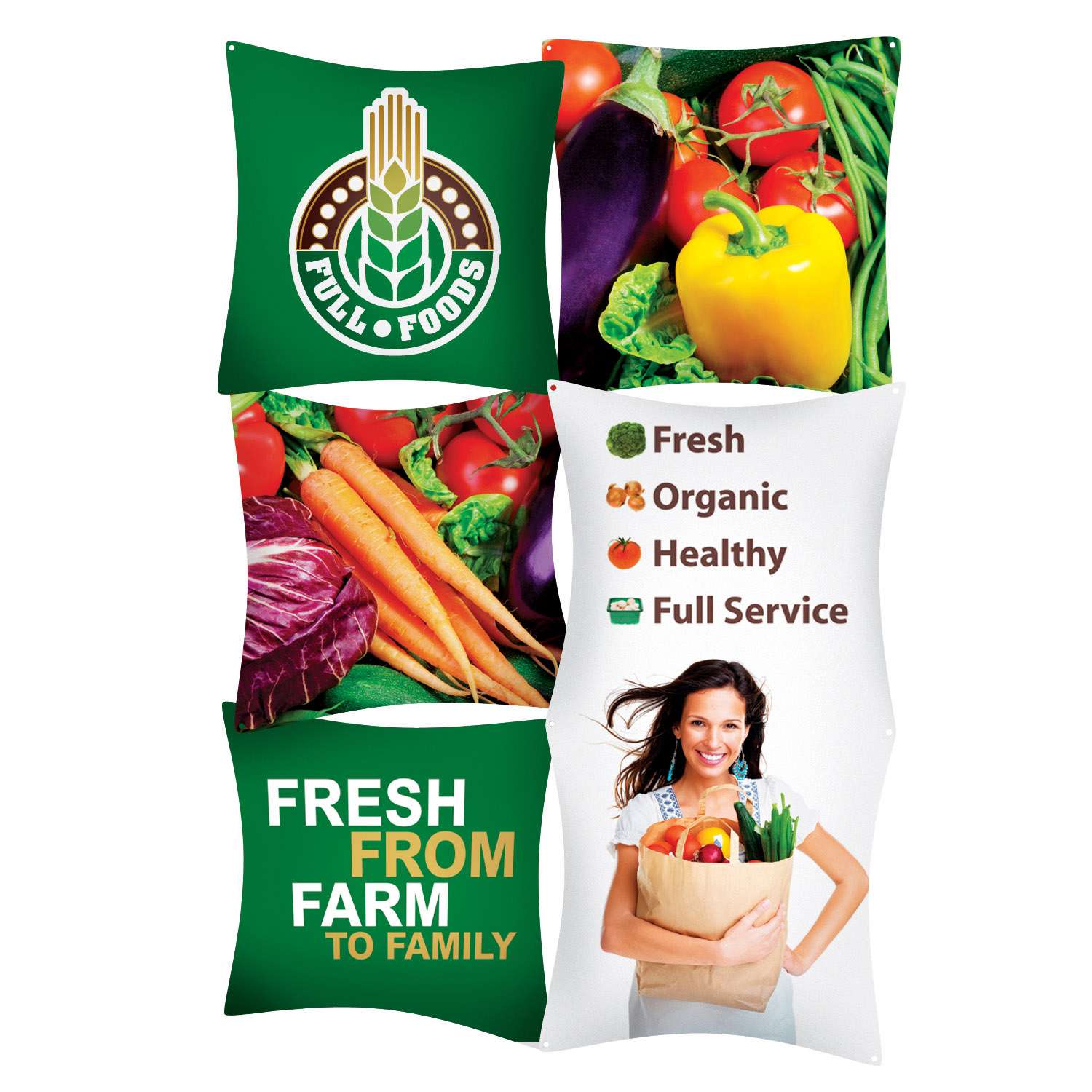 GeoMetrix Double Stack Graphic Panels